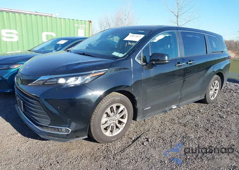 2021 Toyota Sienna Xle from USA, damaged, VIN 5TDYRKEC0MS055784